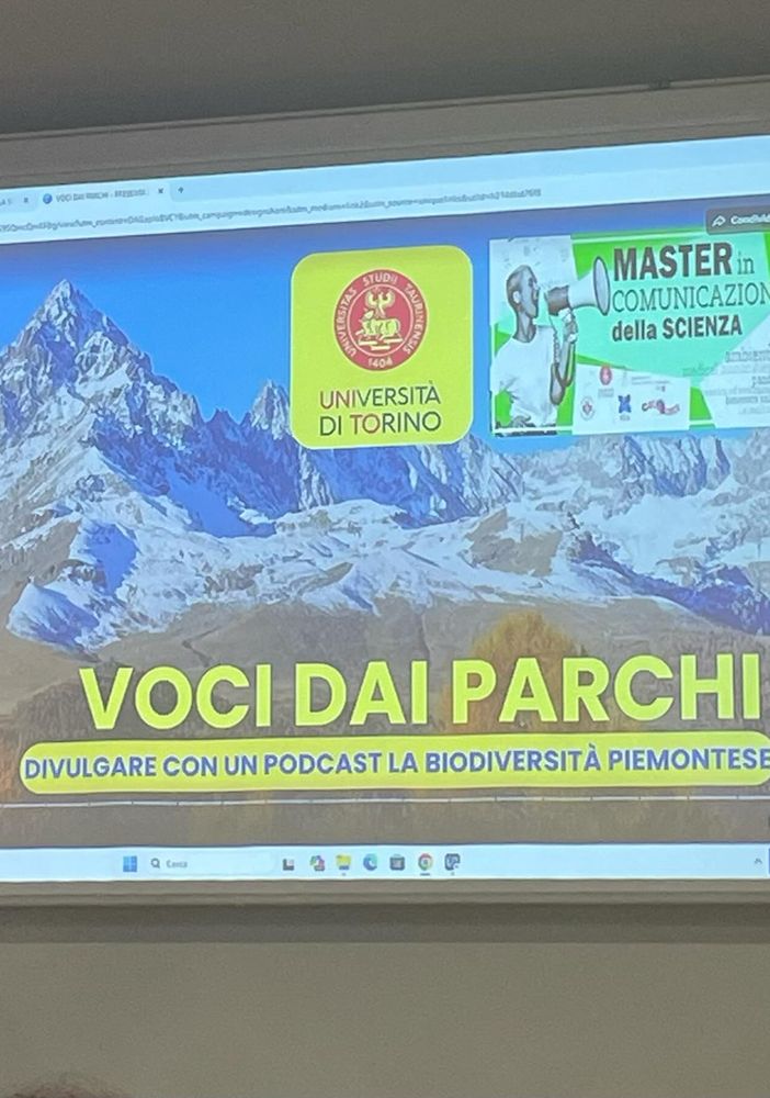 &quot;Le voci dei parchi&quot; vince il premio per la miglior tesi al Master di Comunicazione della Scienza