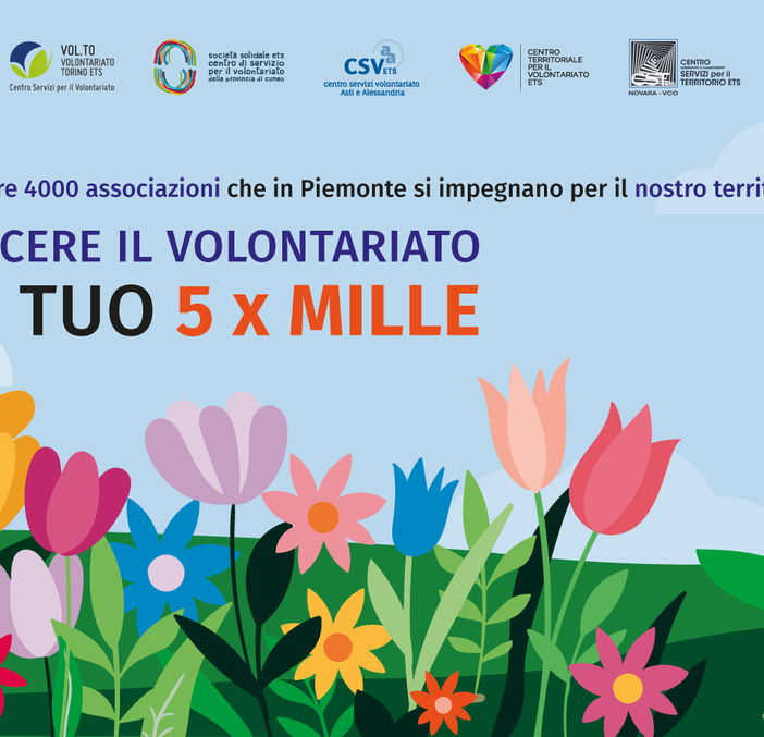 Fai crescere il volontariato con il tuo 5x1000