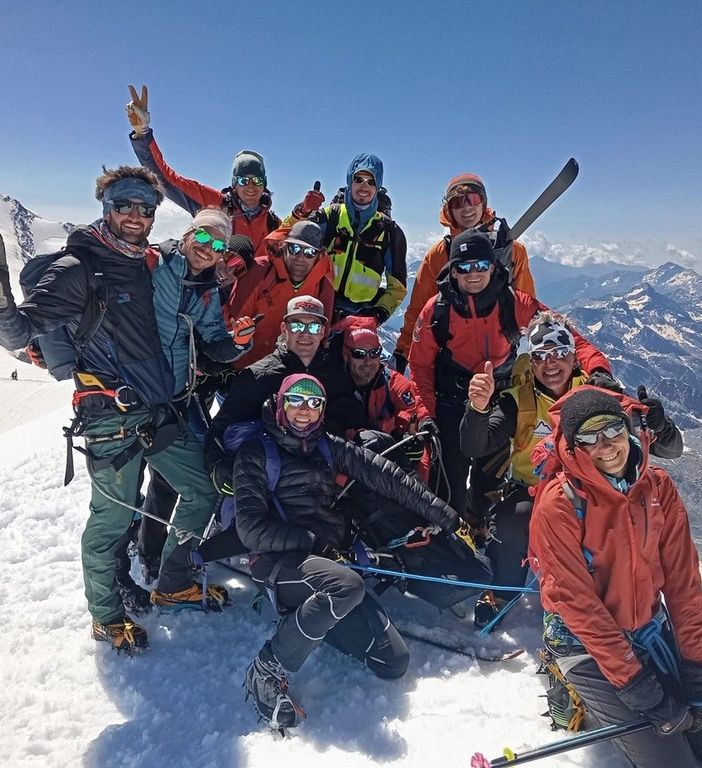 Alpinisti InSuperAbili...adrenalina inclusiva hanno raggiunto la vetta del Breithorn   VIDEO