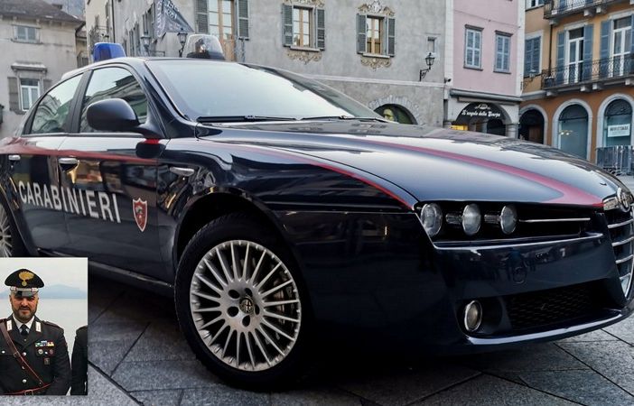 Identificati i clienti dei centri massaggi sequestrati nel Vco; nel riquadro il comandante dei carabinieri di Stresa, Luogotenente James Lui