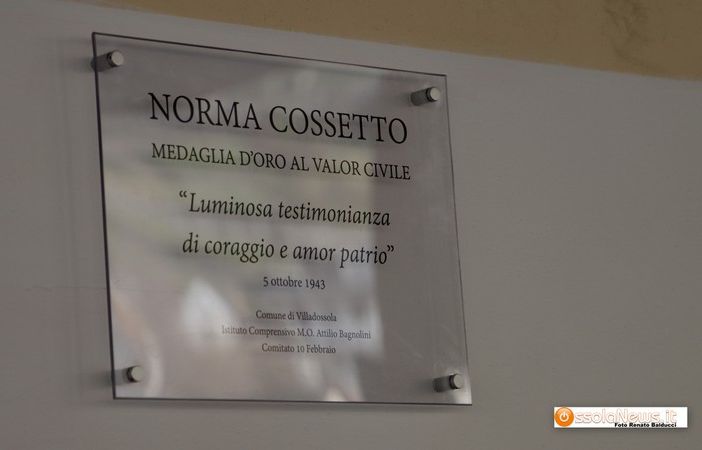 Una targa a Norma Cossetto, per non dimenticare tutte le tragedie delle guerre   FOTO