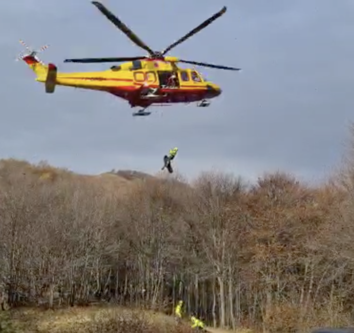 Cacciatore bergamasco stroncato da un malore nei boschi di Trarego. VIDEO