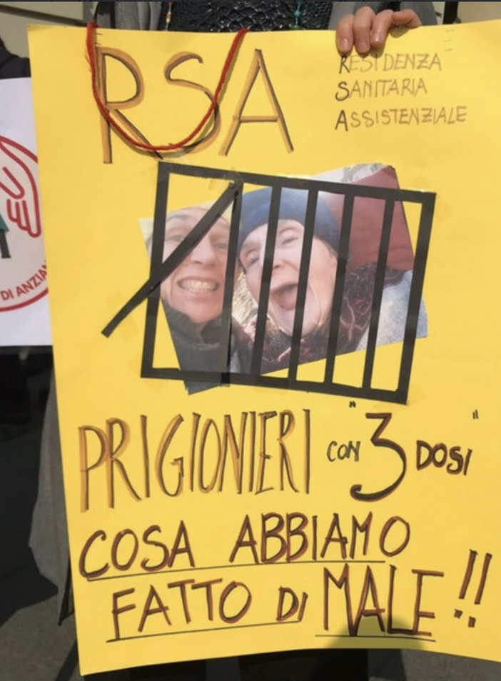 “Non siamo vaccinati e non possiamo andare a trovare gli anziani nelle Rsa”: rivolta no vax contro la Regione