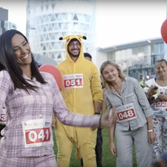 E' il giorno della 'Pigiama Run', la corsa solidale per combattere i tumori