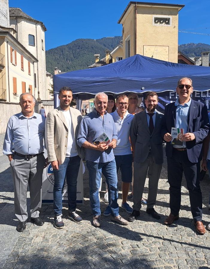 Il sottosegretario di Stato La Pietra in tour nel Vco FOTO e VIDEO