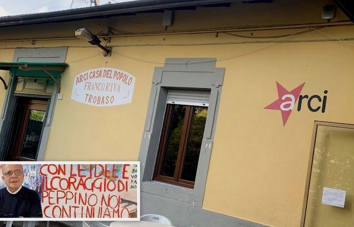 Giovanni Impastato a Trobaso per una serata alla Casa del popolo