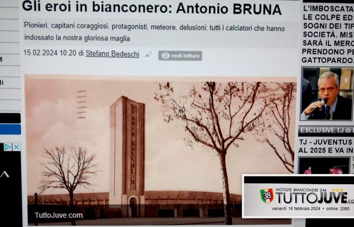 Quando Antonio Bruna, terzino dell'Omegna, approdò alla Juventus