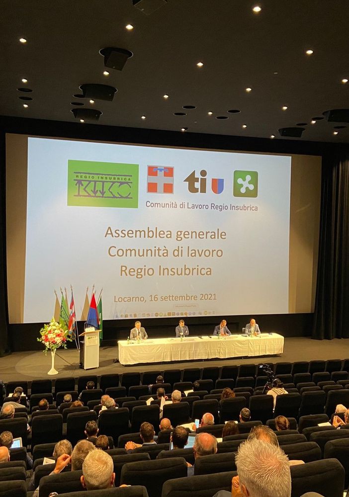 Regio Insubrica, la presidenza passa dalla Regione Piemonte al Canton Ticino