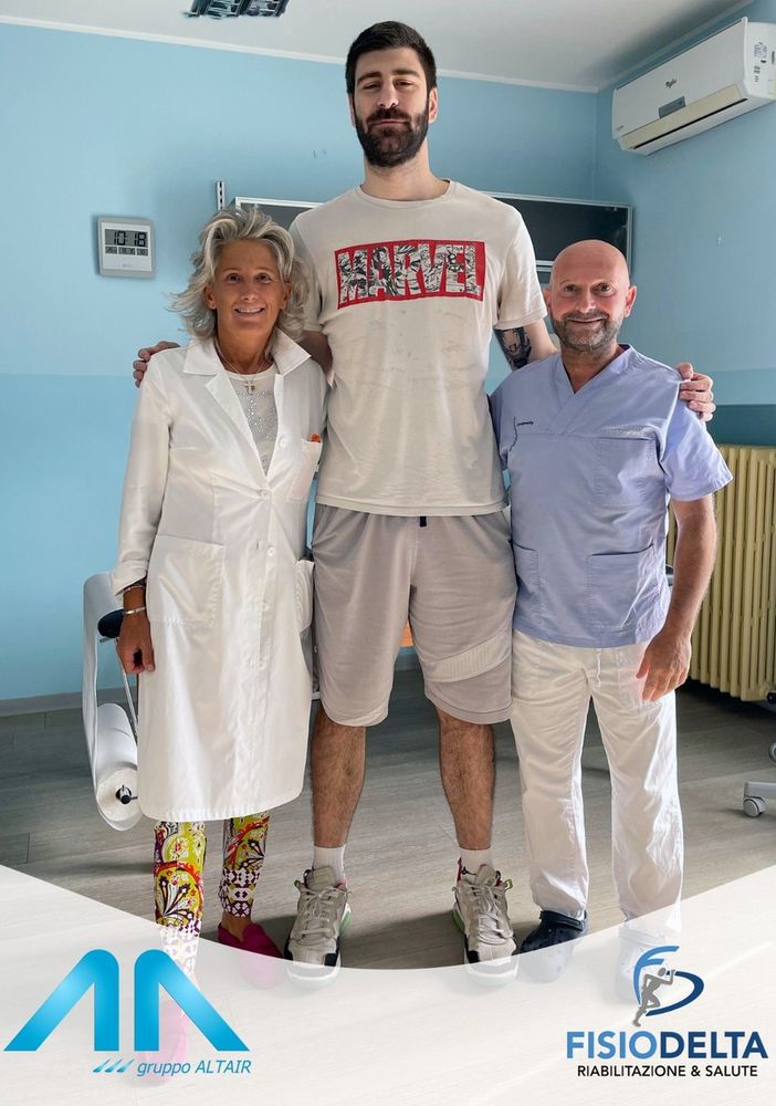 Visite mediche a Fisiodelta per i giocatori della Fulgor Paffoni
