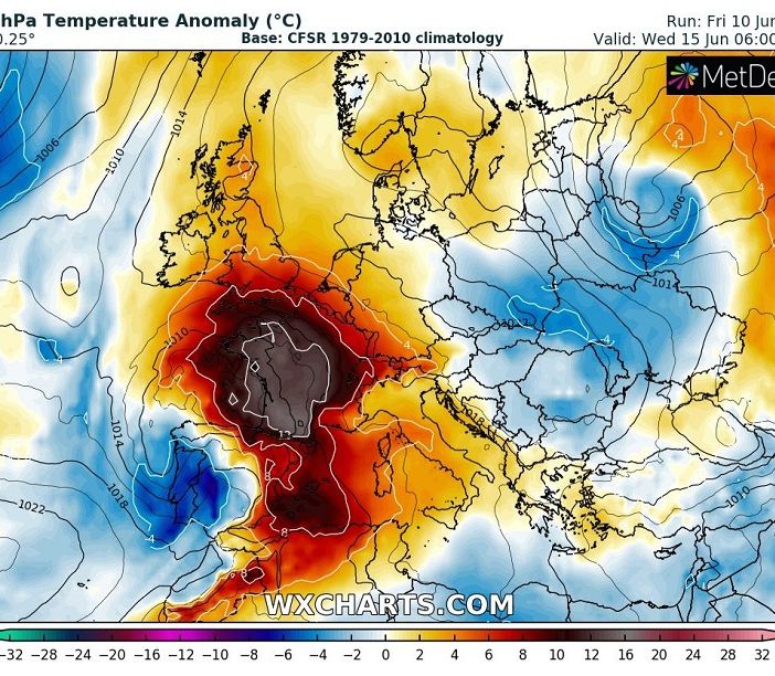 Da domenica più nuvoloso con qualche rovescio solo sulle Alpi