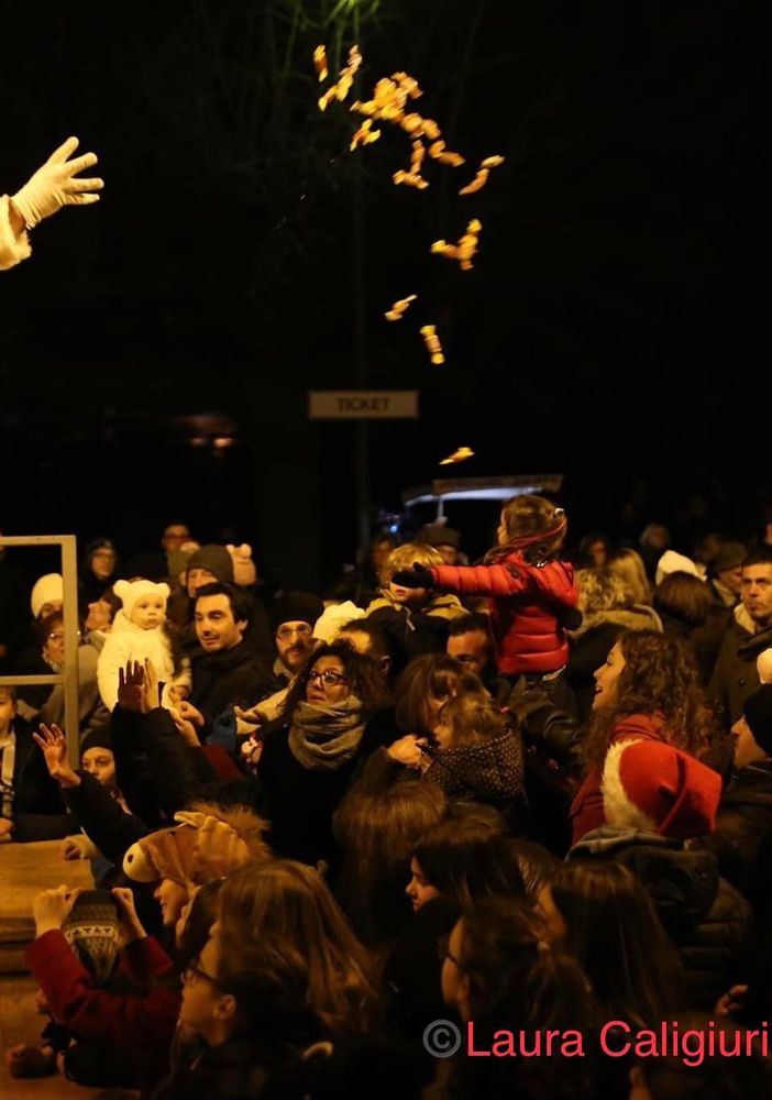 A Baveno: l'arrivo di Babbo Natale dal lago