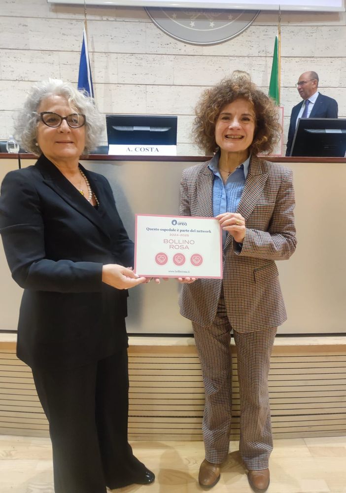 Bollini Rosa, massimo riconoscimento per l'Asl Vco