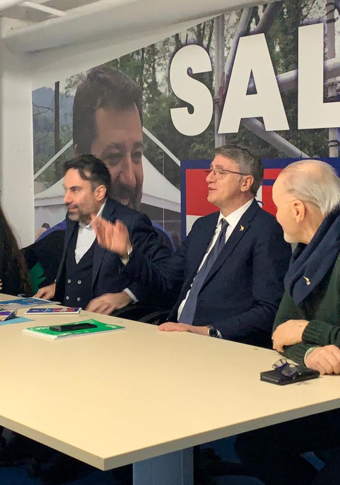La Lega lancia la campagna elettorale per le regionali, in corsa Alberto Preioni e Martina Arceri   FOTO e VIDEO