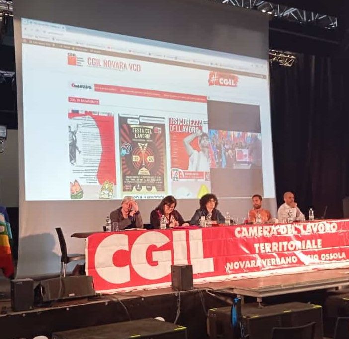 Cgil Vco e Novara: Lancio della campagna referendaria. FOTO