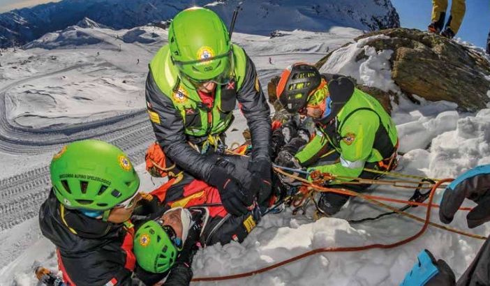 A Macugnaga un corso per soccorritori in ambiente invernale montano