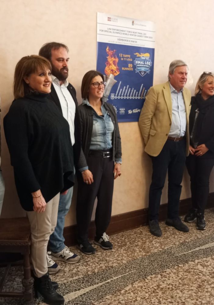 La fiamma della &quot;Law Enforcement Torch Run&quot; passa da Verbania