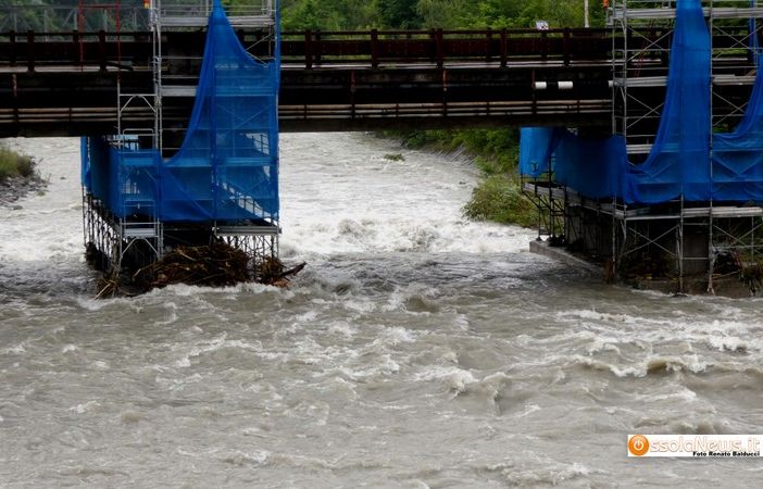 Fiumi e torrenti a livello di guardia nell’Ossola dopo le forti piogge