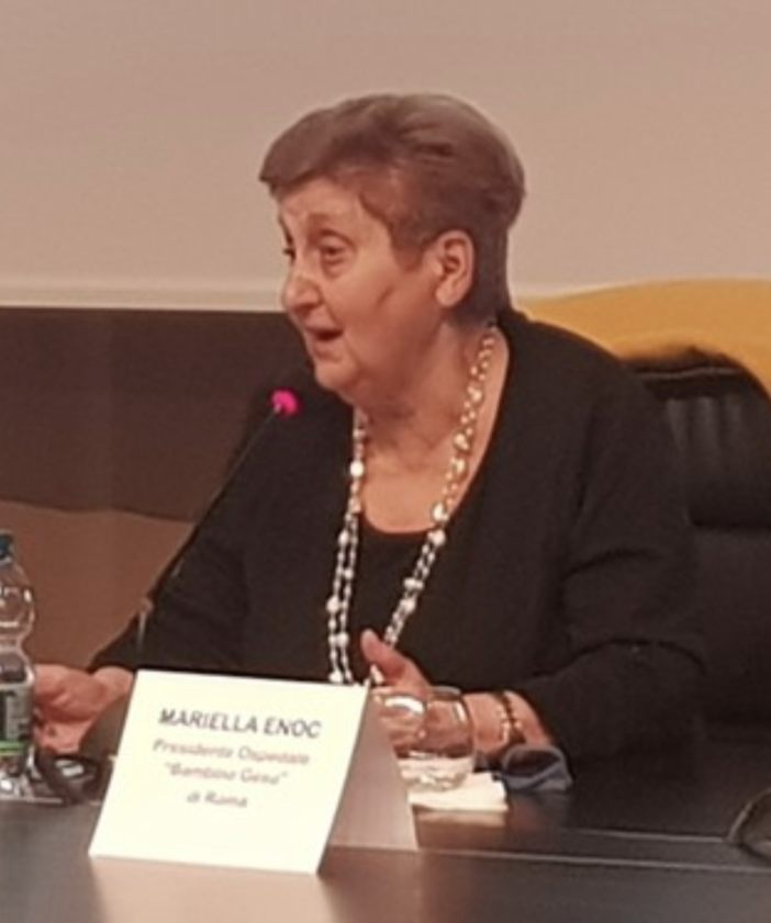 Mariella Enoc: ''Meglio un ospedale unico per quel territorio''