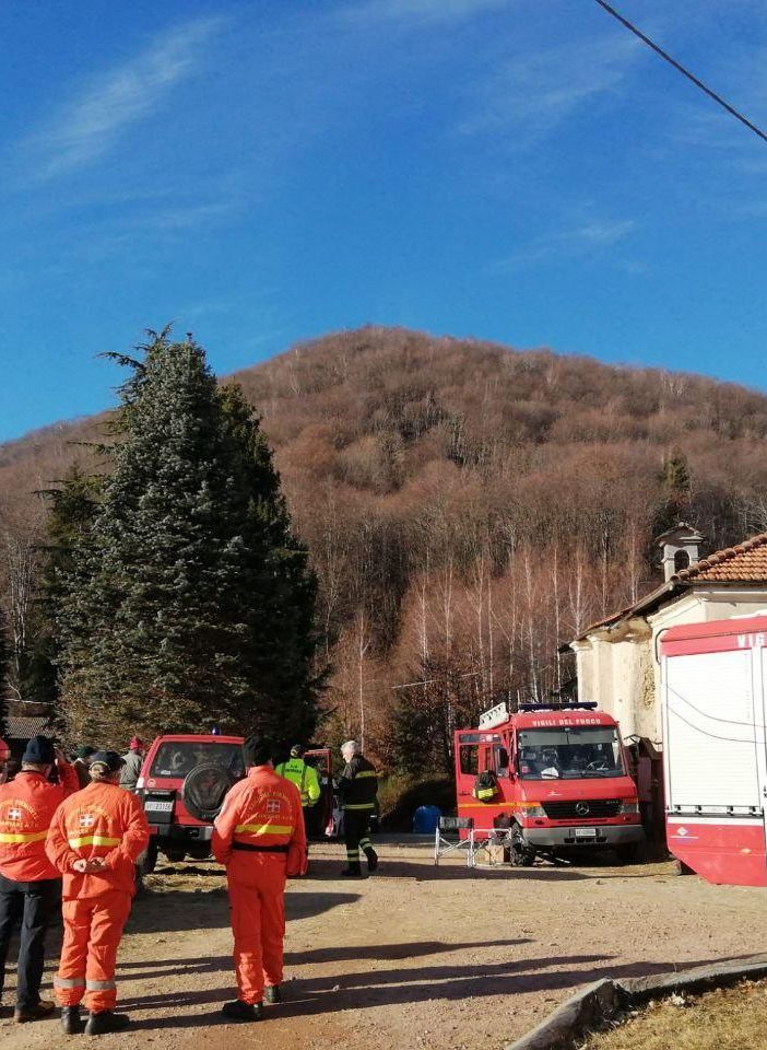 I vigili del fuoco di Verbania in azione in Val Sesia