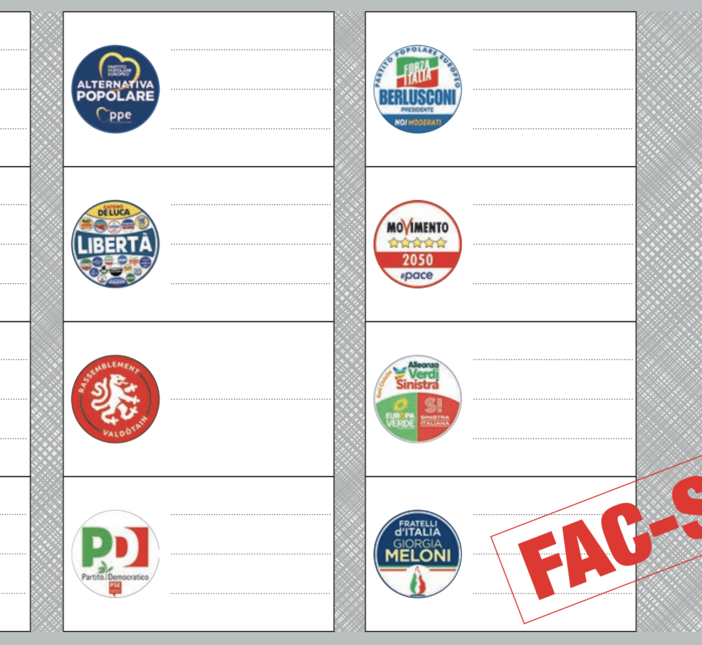 Elezioni europee: ecco il fac-simile della scheda elettorale