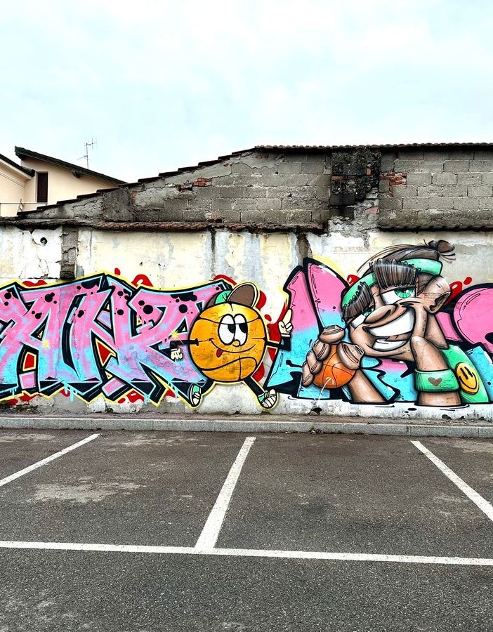 Street Art per migliorare il Palazzetto dello sport di Verbania