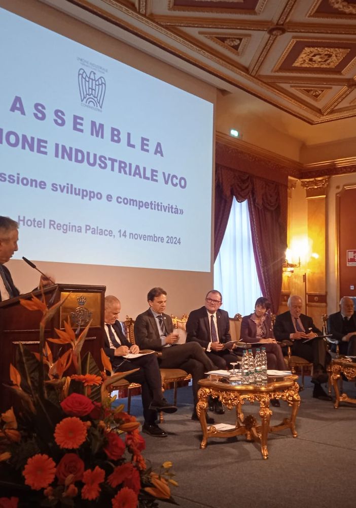 Unione Industriale Vco: il presidente Setaro lascia un comparto in salute, ma... FOTO