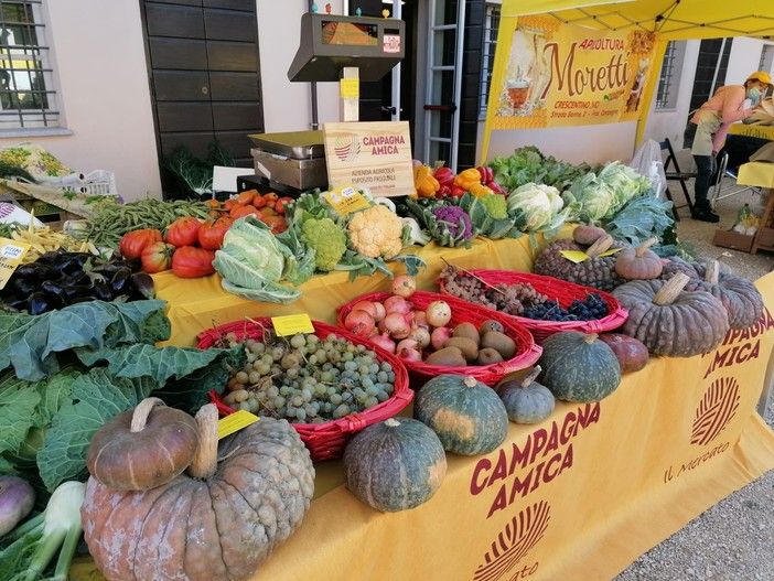 Da maggio a settembre mercato contadino di Campagna Amica