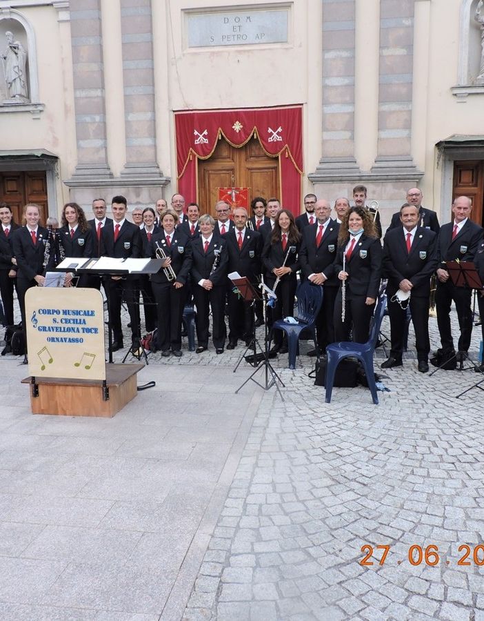 La banda di Bracchio celebra la patrona della musica