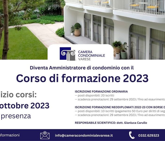 Sblocca il tuo futuro professionale: diventa amministratore di condominio con Camera Condominiale Varese