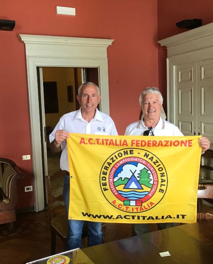 A Cannobio la Bandiera Gialla ACT per l'area camper