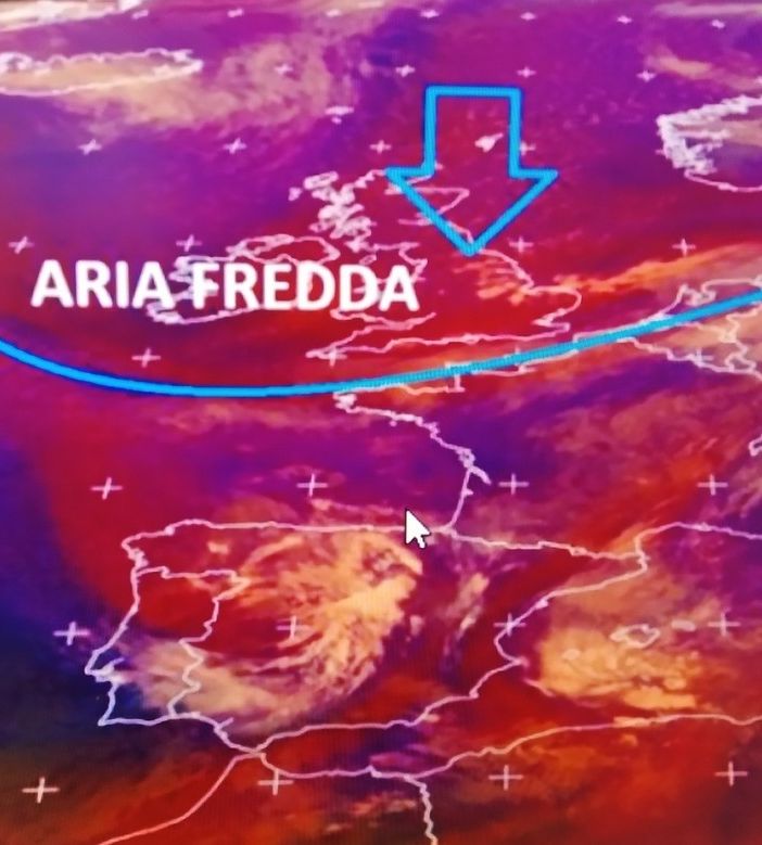 Nelle prossime ore in arrivo qualche millimetro di pioggia e un po' di freddo