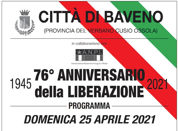 Celebrazioni del 25 Aprile a Feriolo e Baveno