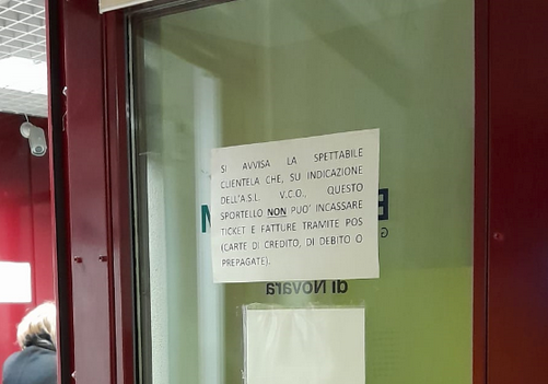 Asl, pagamento con il Pos al Castelli sarà ripristinato a breve