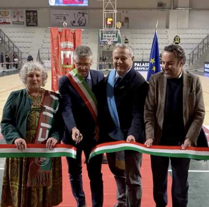 Inaugurato il nuovo palasport di Gravellona FOTO