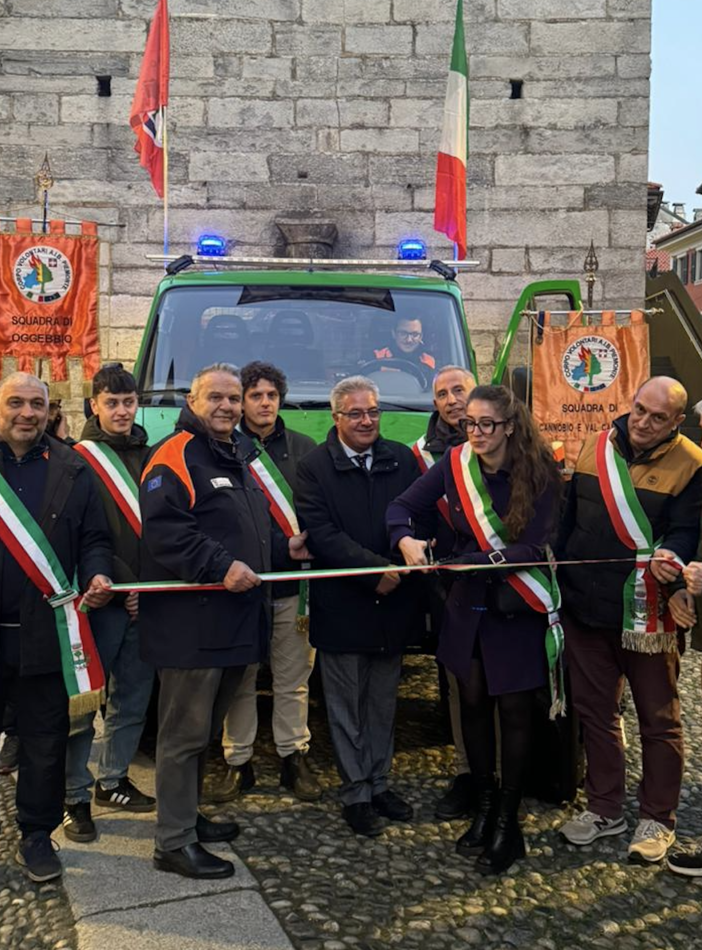 Inaugurato nuovo mezzo della protezione civile a Valle Cannobina FOTO