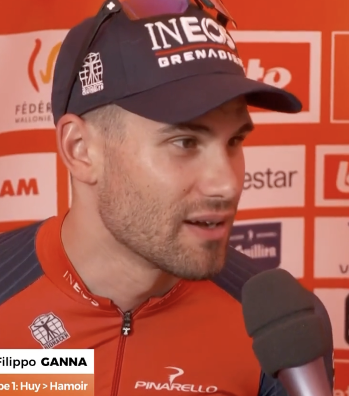 Giro di Vallonia: Filippo Ganna vince la prima tappa in volata