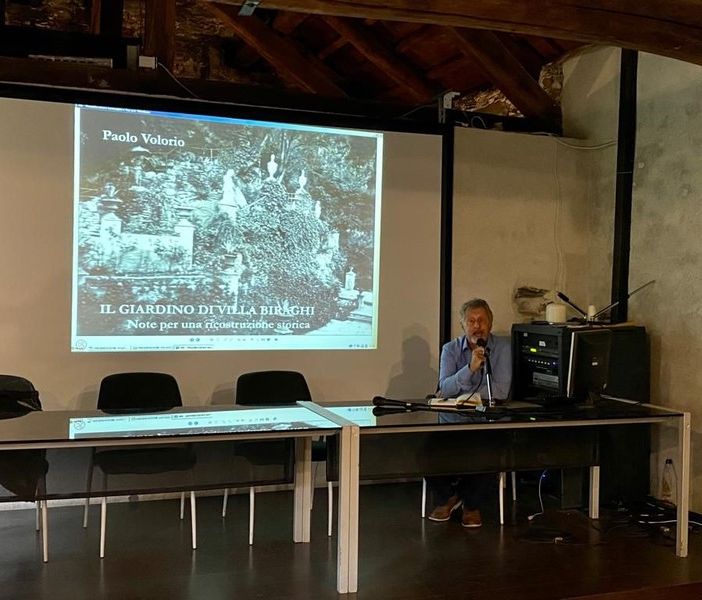 A Vogogna inaugurazione del rinnovato giardino verticale di Villa Biraghi