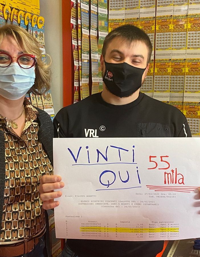 Crusinallo, vinti 55mila euro al 10 e Lotto