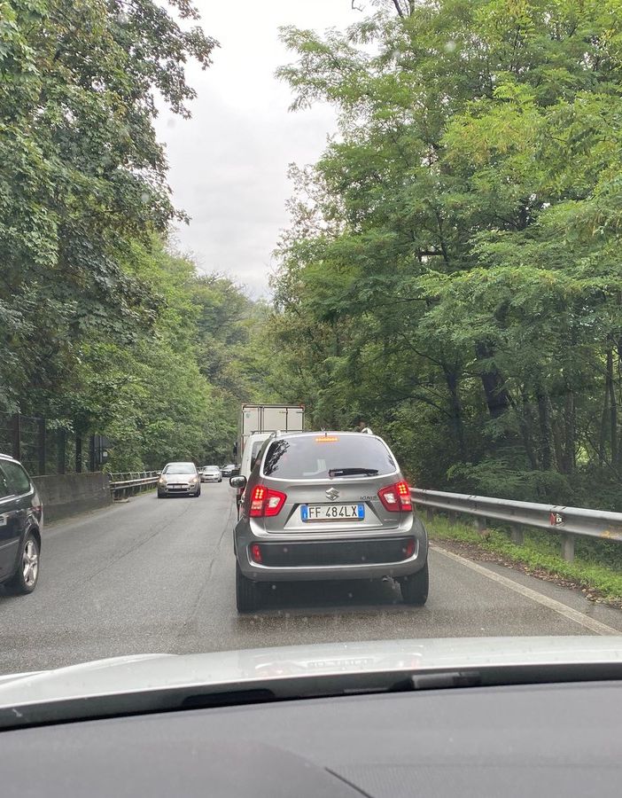 Code a Fondotoce per un incidente ai Tre Ponti