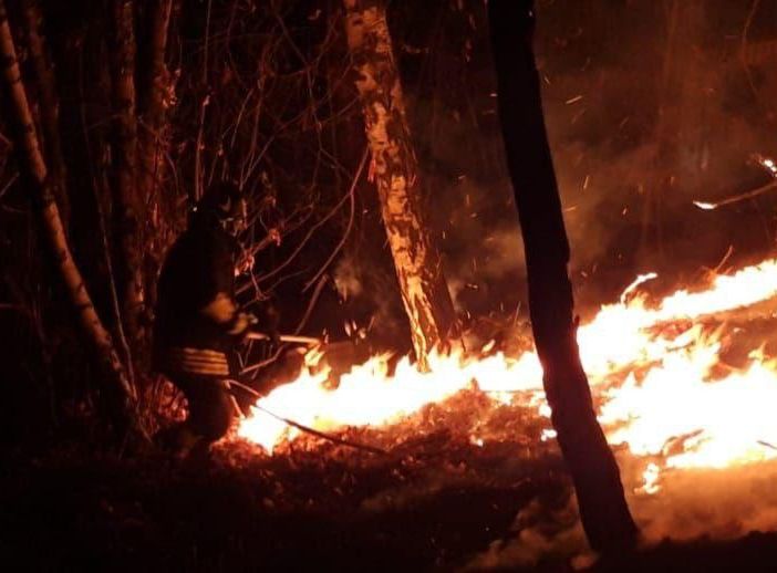 Vasto incendio alle pendici del monte Sciarrè, nel territorio del Comune di Gignese