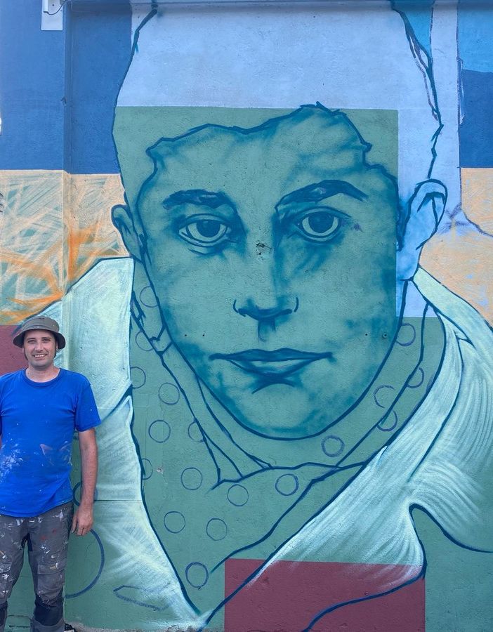 Un murales per ricordare il partigiano Antonio Realini