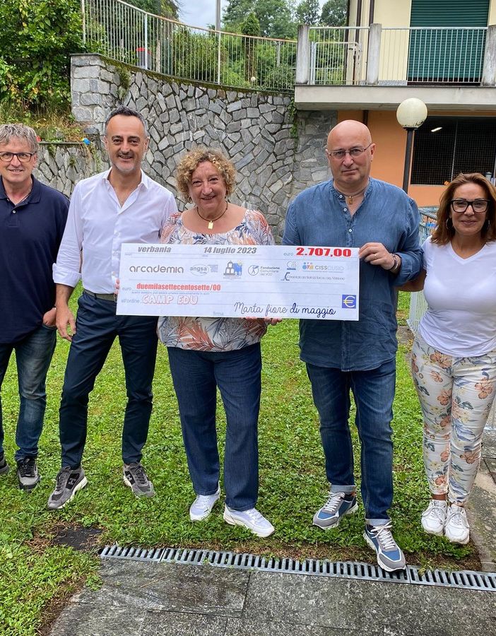 Un contributo per il progetto Camp Edu a favore dei bambini autistici
