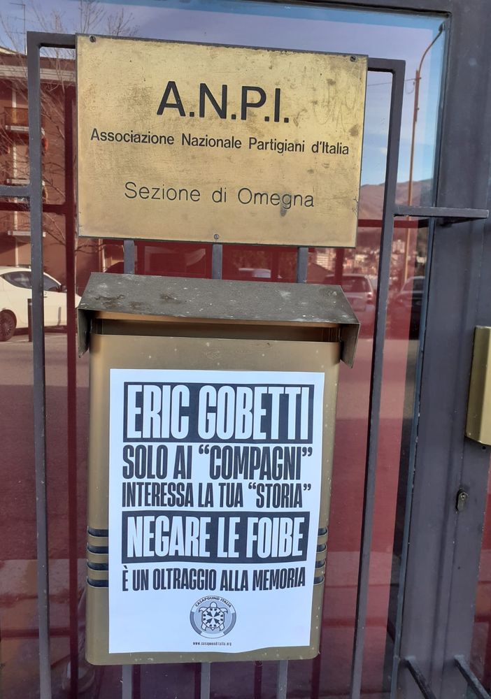 Eric Gobetti torna nel Vco e monta di nuovo la protesta di Casapound