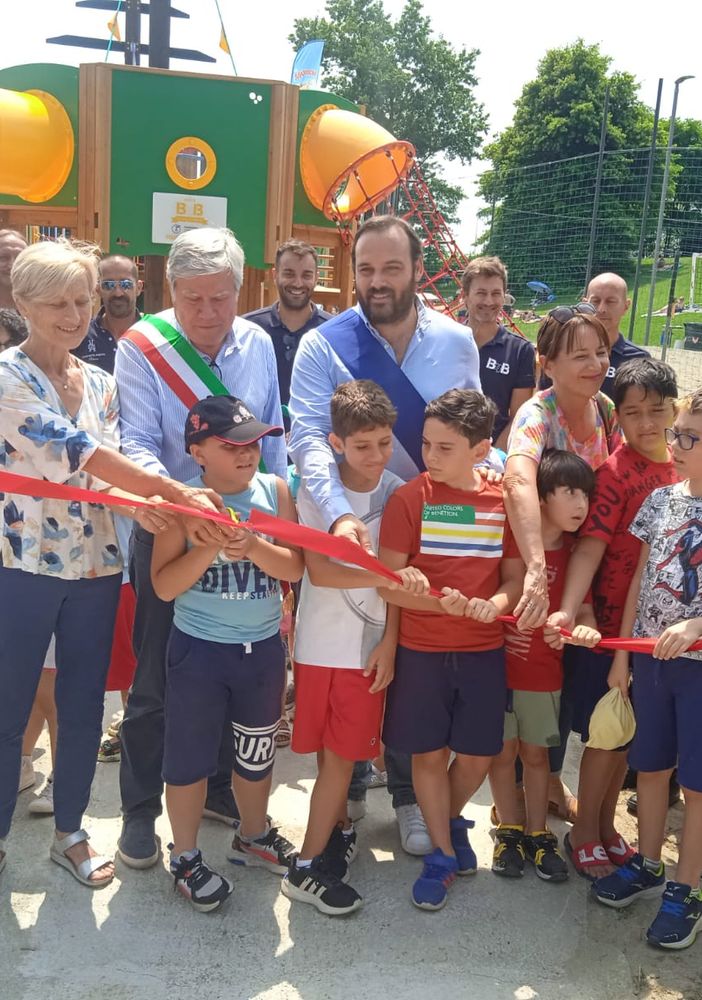 Inaugurato il parco giochi inclusivo all’Arena FOTO