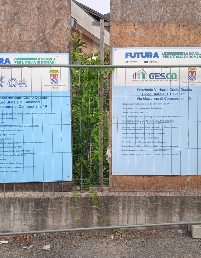 Pronte a fine ottobre le nuove aule del liceo Cavalieri FOTO