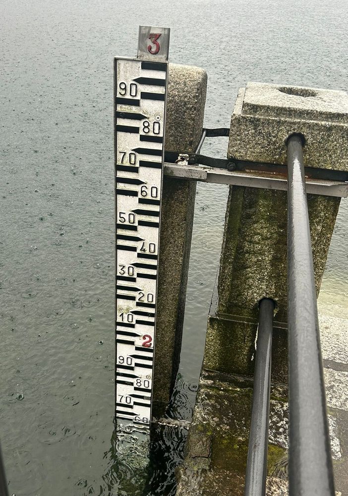 Maltempo, le acque del lago d'Orta a 172 centimetri sopra il normale livello