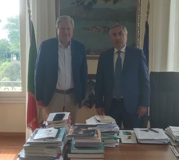 Il sindaco Albertella in visita al prefetto Formiglio