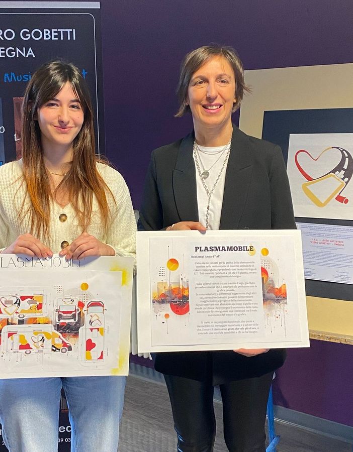 Plasmamobile: la grafica è opera di Anna Bontempi, studentessa del Gobetti