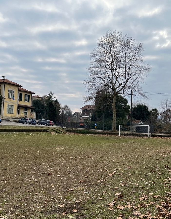 Foto: il campetto sportivo di Biganzolo