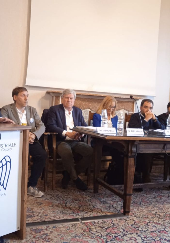 I candidati sindaco di Verbania a confronto con Unione Industriale FOTO